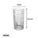 Copo Alto Transparente Cristal Palm Tree 360ml Wolff
