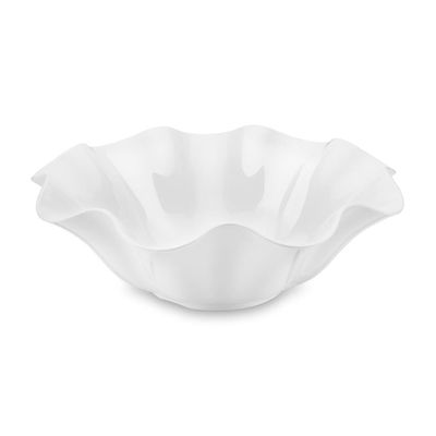 Saladeira Melamina Flower 36 cm Haus Concept Branco