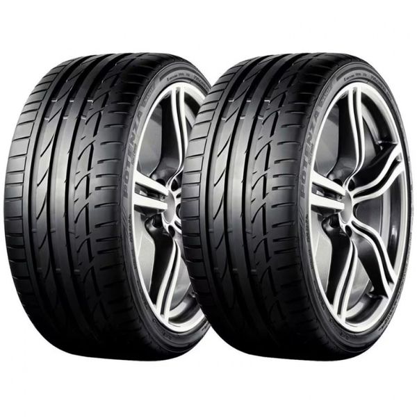 Pneu Aro 19 Bridgestone Potenza S001 225/45 92W Run-Flat 2 Unidades Preto