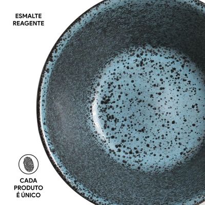 Conjunto de Cumbucas Porto Brasil Neo Night Sky 6 peças 370 ml Azul
