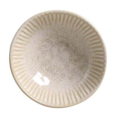 Conjunto de Cumbucas Porto Brasil Cerâmica Linhas Latte 6 peças 370 ml Bege
