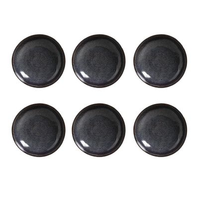 Conjunto de Pratos Fundos Porto Brasil Bio Titanium com 6 Peças Azul