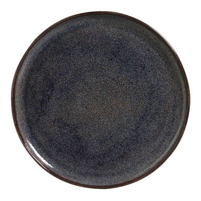 Conjunto de Pratos Rasos Porto Brasil Bio Titanium com 6 Peças Azul