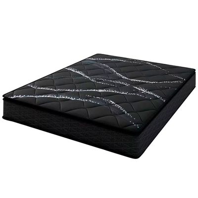 Colchão de Casal Umaflex New Italia Black com Molas Ensacadas, Revestimento em Jacquard e Pillow Top D26 25X138X188cm Preto