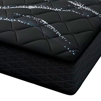 Colchão de Casal Umaflex New Italia Black com Molas Ensacadas, Revestimento em Jacquard e Pillow Top D26 25X138X188cm Preto