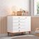 Cômoda Infantil Bartira Ternura com 5 Gavetas e 1 Porta com 106,8 cm de Largura Branco Wood