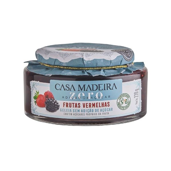 GELEIA GOURMET ZERO AÇÚCAR DE FRUTAS VERMELHAS 220G GELEIA GOURMET ZERO AÇÚCAR DE FRUTAS VERMELHAS 220G