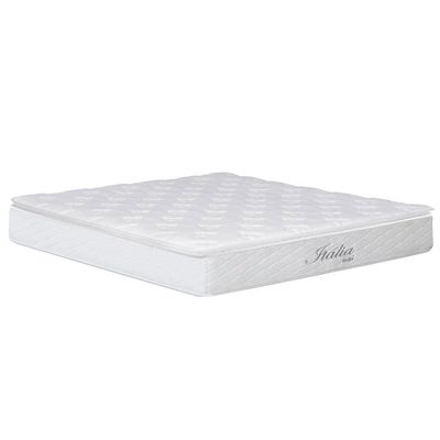 Colchão de Casal Umaflex Itália com Pillow Top e Molas Ensacadas + Caixa Base Itaflex com Baú - 66,5x138x188cm Branco