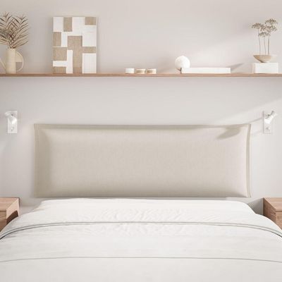 Painel Cabeceira De Parede Perro 1,40 Cama Casal Estofada bege