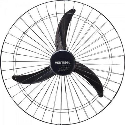 Ventilador De Parede 60 Cm 127V New Premium Preto Ventisol 110V