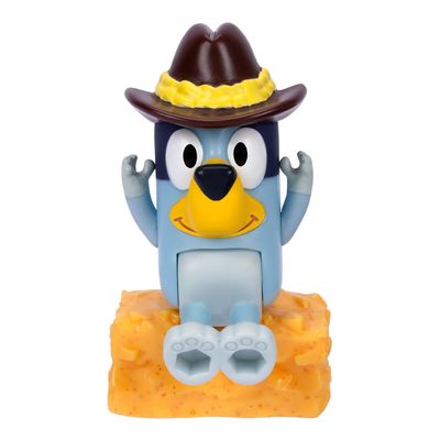 Boneco Colecionável 6cm Bluey - Bluey e Fardo de Feno