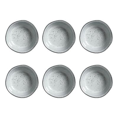 Conjunto de Ramequim Porto Brasil Orgânico Echo com 6 Peças 70 ml Branco