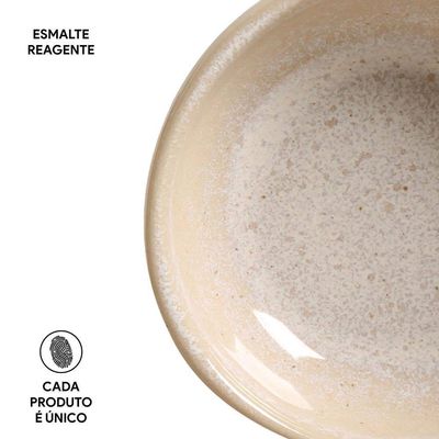 Conjunto de Ramequim Porto Brasil Orgânico Latte com 6 Peças 70 ml Bege