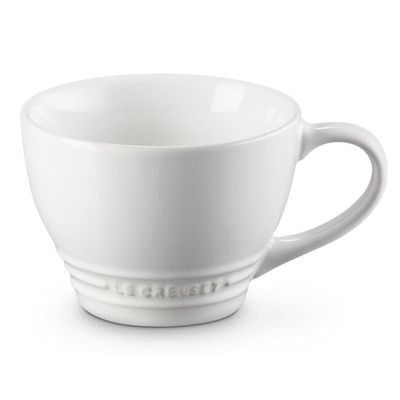 KIT LE CREUSET AÇUCAREIRO POTE DE MANTEIGA 2 CANECAS BISTRÔ 400ML Branco