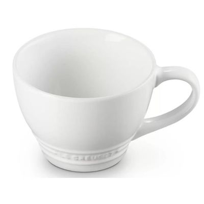 KIT LE CREUSET AÇUCAREIRO POTE DE MANTEIGA 2 CANECAS BISTRÔ 400ML Branco