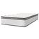 Cama Box de Solteiro Umaflex New Itália com Molas Ensacadas e Pillow Top D26 - 63x88x188cm Branco com Marrom