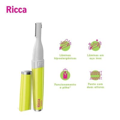 Aparelho Aparador De Detalhes Indolor A Pilha Touch Ricca