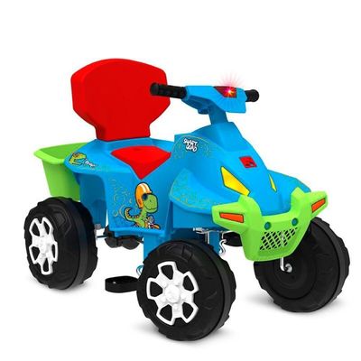 Quadriciclo Infantil Bandeirante 1221 Passeio E Pedal Azul