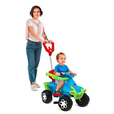 Quadriciclo Infantil Bandeirante 1221 Passeio E Pedal Azul