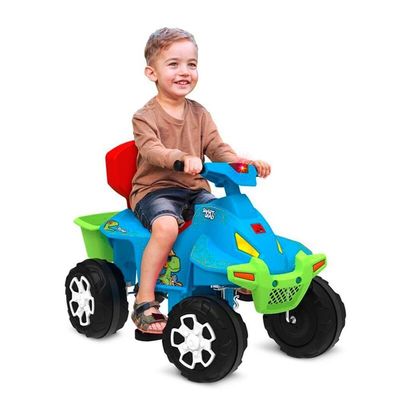 Quadriciclo Infantil Bandeirante 1221 Passeio E Pedal Azul