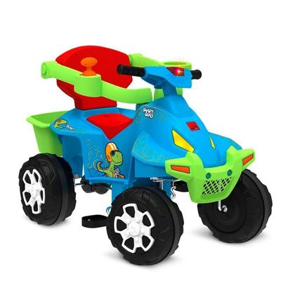 Quadriciclo Infantil Bandeirante 1221 Passeio E Pedal Azul