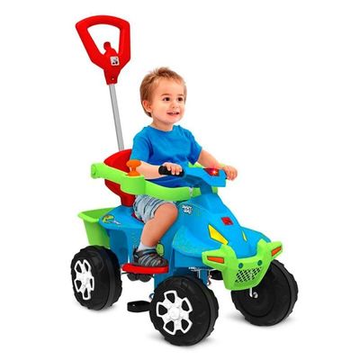 Quadriciclo Infantil Bandeirante 1221 Passeio E Pedal Azul