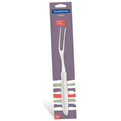 Garfo Trinchante Tramontina Plenus em Aço Inox Off White