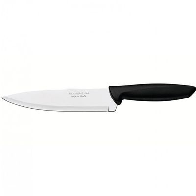 Faca 7 Chef Tramontina Plenus em Aço Inox Preto
