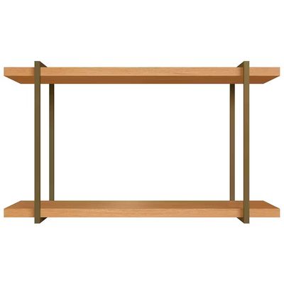Nicho Genialflex Infinity com 2 Prateleiras 80cm de largura Savana Marrom