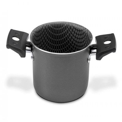 Panela Cônica Multiflon Gourmet em Aluminio e Acabamento Antiaderente 14cm Preto