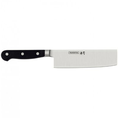 Faca 7 Nakiri Tramontina Sushi Gold em Aço Inox Preto