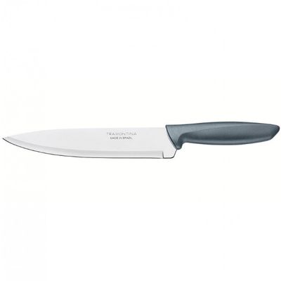 Faca 8 Chef Tramontina Plenus em Aço Inox Cinza