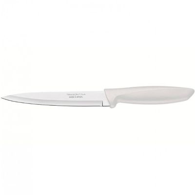Faca 6 Utility Tramontina Plenus em Aço Inox Off White