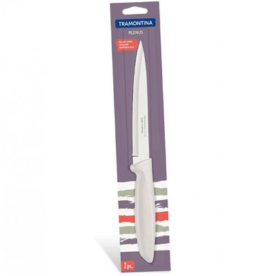 Faca 6 Utility Tramontina Plenus em Aço Inox Off White