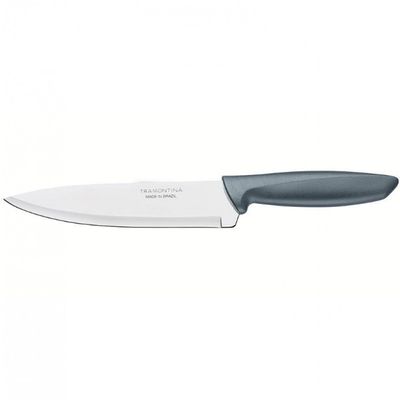 Faca 7 Chef Tramontina Plenus em Aço Inox Cinza