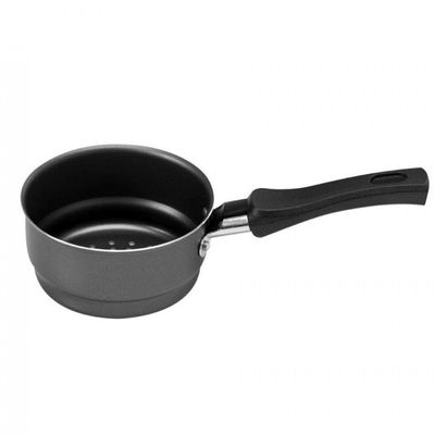 Panela Cônica Multiflon Gourmet em Aluminio e Acabamento Antiaderente 14cm Preto