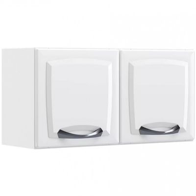 Cozinha Compacta New Premium com 12 Portas, 2 Gavetas e 10 Prateleiras - 280cm de Largura Itatiaia Branco