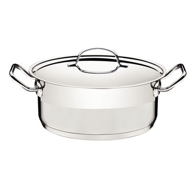 Caçarola Rasa Tramontina Professional Gourmet Inox 24cm Inox