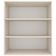 Armário Aéreo Bartira Cristal MDP 15mm com 2 Portas com Vidro e 2 Prateleiras - 80cm de largura Freixo