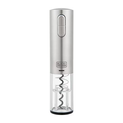 Abridor de Vinho Black+Decker Gourmand Bat W10 Inox Cinza / Bivolt