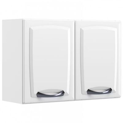 Armário Aéreo Duplo Itatiaia New Premium com 2 Portas e 1 Prateleira - 80cm de largura Branco