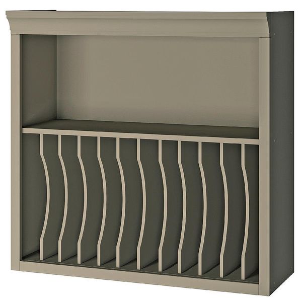 Armário Aéreo Nesher Camponesa 1 Prateleira 80cm Cinza n/a