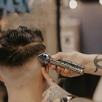 MAQUINA DRAGÃO PROFISSIONAL CORTA CABELO APARAR BARBAS PELOS Único / Dourado