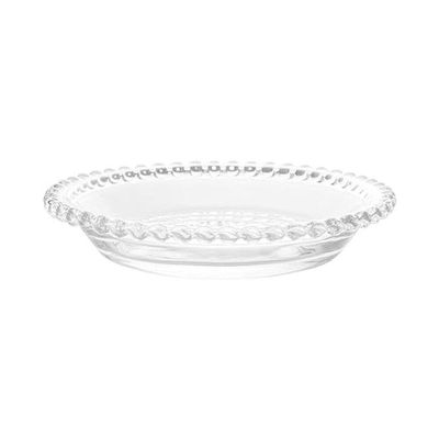 Jogo C-4 Pratos Cristal Transparente Pearl Wolff 14cm