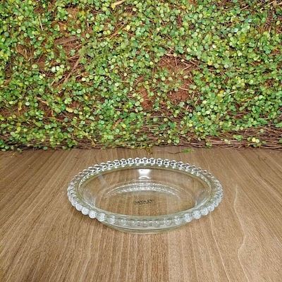 Jogo C-4 Pratos Cristal Transparente Pearl Wolff 14cm