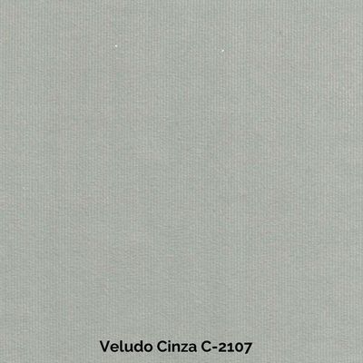 Sofá Orgânico Apple 3,08m Veludo Com Pés De Madeira Cor Cinza 2107