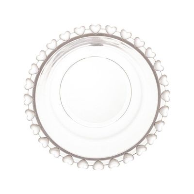 Bowl Raso Cristal Transparente Coração Lyor 11,5×4,5cm