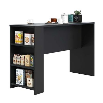 Bancada Mesa Gourmet Para Cozinha 150cm X 97cm Preto