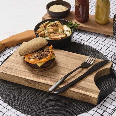 Tabua de Carne Servir Frios Cozinha Madeira Reflorestamento