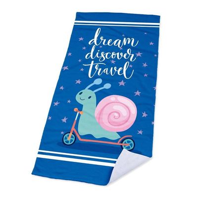 Toalha De Praia Snail Scooter  criativas e clássicas